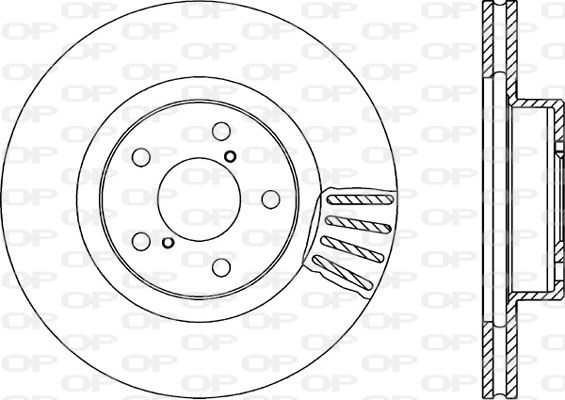 OPEN PARTS Jarrulevy BDR1493.20